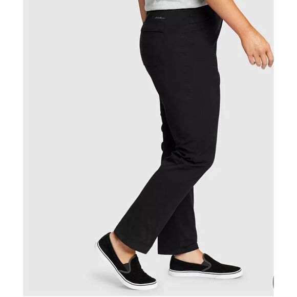 Eddie Bauer WW CURVY TRAVEL PANT BLACK Size 24W - Picture 2 of 12
